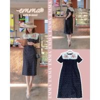 ราคา เดรสผ้าคอตตอนลินินลายจุดโทนขาวดำได้ลุคเรียบหรูดูดี น้องแต่งคอปกระบายลูกไม้นุ่มๆ ปักดอกไม้สีสวยมากน้า ลูกค้าจะใส่ทำงานหรือวันหยุดใส่ชิลๆก็น่ารักทุกลุคค่า อย่าพลาดนะคะ ชุดมีซิปหลัง มีกระเป๋าข้าง มีซับใน