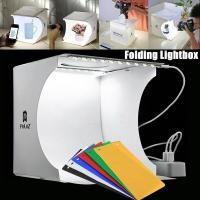 ราคา Free sun LED กล่องไฟพกพาสำหรับถ่ายภาพสินค้า สตูดิโอถ่ายภาพ มีพื้นหลังให้มา 6สี กล่องถ่ายภาพ กล่องไฟถ่ายภาพ สตูดิโอ (20690724459)
