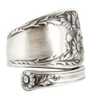 ราคา สายห่อนิ้วมือวินเทจสำหรับเครื่องประดับไม่เหมือนใครผู้หญิงและผู้ชายแหวนแนวช้อนลายดอกทานตะวันแนววินเทจปลอดจากการแพ้แบบแหวนดอกทานตะวัน (20028145092)