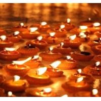 ราคา ผางประทีป ถางประทีป แพ็ค 100 อัน ราคาอันละ 2 50 เทียนประทีป ประทีปแบน เส้นผ่านศูนย์กลาง 5 cm Clay Oil Lamp (3936912151)