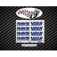 ราคา สติ๊กเกอร์ล้อ TE37 เคลือบUVแท้ เกรดพรีเมี่ยม 1ชุดติด4ล้อ (20554847373)