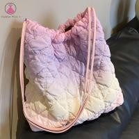 ราคา กระเป๋าทรงถังขนเป็ดประดับเพชรสำหรับผู้หญิงกระเป๋าโฮโบแบบทันสมัยกระเป๋าถือสะพายข้างขนเป็ดความจุมากกระเป๋าฤดูหนาวกระเป๋าสะพายฤดูใบไม้ร่วง (20861203504)