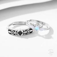 ราคา Braceletshouse แหวนคู่เงินแท้ Aura Princess (16724298893)