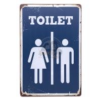ราคา ป้ายสังกะสีวินเทจ ป้ายห้องน้ำ สุขา Toilet (397833639)