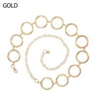 ราคา COD ผู้หญิงหญิง พู่ยาว เงินทอง แหวนใหญ่ เข็มขัดโลหะผสมกลม เข็มขัดโซ่โลหะ สายคาดเอว เข็มขัดเอว (14982593531)