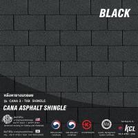 ราคา หลังคายางมะตอย รุ่น 3 Tab Shingle สี Black (20970813404)