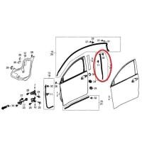 ราคา แท้ศูนย์ ยางสักหลาดร่องกระจก ฮอนด้า ซิตี้ Honda City GM6 2014 2019 ยางสักหลาดร่องกระจก ยางขอบประตู ยางขอบกระจกบังลมหน้า (16429186786)