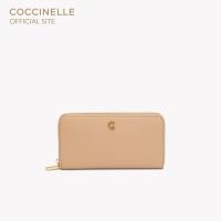 ราคา COCCINELLE กระเป๋าสตางค์ผู้หญิง รุ่น MYRINE WALLET 110401 สี TOASTED (21018741438)