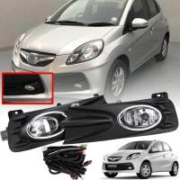 ราคา ไฟตัดหมอก ไฟสปอร์ตไลท์ รุ่น มาสด้า บริโอ้ อเมซ MAZDA BRIO AMAZE ปี 2010 2013 พร้อมครอบ สีดำ วงแหวนโครเมี่ยม และชุดสายไฟ 1 ชุด (6151906684)