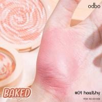 ราคา พร้อมส่ง odbo Baked Snowy Blush OD1308 (19384153894)