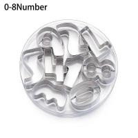 ราคา COD IN STOCK เครื่องตัดบิสกิตเหล็กสแตนเลสน้ำตาล26 9ชิ้นแม่พิมพ์เค้กรูปตัวอักษรพิมพ์ตัดคุกกี้รูปตัวอักษรและตัวเลข (18897928433)