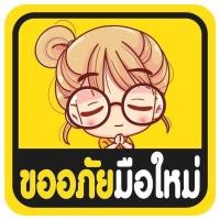 ราคา สติ๊กเกอร์ มือใหม่หัดขับ (9002889383)