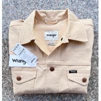ราคา WRANGLER แจ็คแก็ตผู้ชาย สีครีม ทรงตรงใส่สบาย ผ้ายืด ของแท้ (16462915177)