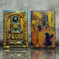 ราคา พระสมเด็จพิมพ์ไกเซอร์ เนื้อเหล็กไหลสี ลงรักปิดทอง ประดับทองกรุวังหน้า ส่งตรงปก L4 (20686692590)