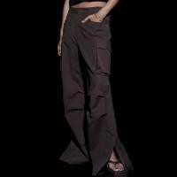 ราคา พร้อมส่ง zip cargo pants กางเกงขายาวทรงคาร์โก้ ตัวนี้มีzipตรงปลายขาค่าา (20910862746)