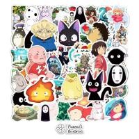 ราคา ʕ ᴥ ʔ พร้อมส่ง สติ๊กเกอร์กันน้ำเซ็ทตัวละครจิบลิสตูดิโอ Ghibli Studio Character Waterproof Decoration Sticker Set (21222532802)