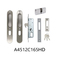 ราคา Solex ชุดมือจับฝังบานเลื่อนอลูมิเนียม รุ่น A4512C165 HD ไข 2 ด้าน (9356709936)
