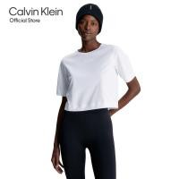 ราคา CALVIN KLEIN เสื้อยืดแขนสั้นผู้หญิง CK Performance ทรง Boxy รุ่น 4WS3K108 110 สีขาว (20887344629)