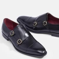 ราคา Mac Gill รองเท้าผู้ชายหนังแท้ Double Monkstrap Leather Shoes For Business and Casual wear แม็กแอนด์กิล รองเท้าหนังแท้ แบบสวมใส่ทางการ แบบคลาสสิก (21314226514)