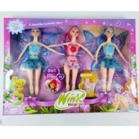 ราคา ตุ๊กตา Barbie Barbie สำหรับเด็กผู้หญิงตุ๊กตา Barbie 3in1ตุ๊กตา Barbie เด็กผู้หญิง Winx รูปผีเสื้อแสนสวยสำหรับเด็ก (19975806799)