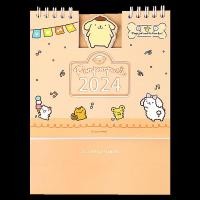 ราคา ปฏิทินตั้งโตะ 2567 ปฏิทิน2024ปี Sanrio Cartoon Coil Weekly Plan Calendar Desktop Card Decoration (20605109991)