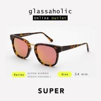ราคา ลดแรง แว่นกันแดด SUPER by RETROSUPERFUTURE รุ่น SUPER GIORNO PEACH HAVANA L ทรงเหลี่ยม มาแรง (20614461869)