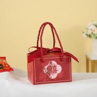 ราคา BOX กล่องของขวัญ กล่องขนม กล่องสีแดงดอกโบว์ตั๋น สี่เหลี่ยม พร้อมส่ง (20272531731)