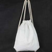 ราคา กระเป๋าเป้สะพายหลังมีเชือกรูดกระเป๋าเป้สะพายหลังสีดำและสีขาวสำหรับวัยรุ่นชายและหญิงลำลองย้อนยุคนักเรียนกระเป๋าเชือกรูดกระเป๋าหูรูดผ้าใบ (20033138933)