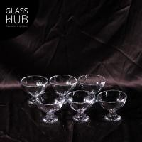 ราคา GLASS HUB LYNX แก้วไอติม 10005 ถ้วยไอติม แก้วไอศกรีม ถ้วยใส่ขนมหวาน เซต 6ใบ (18369386374)