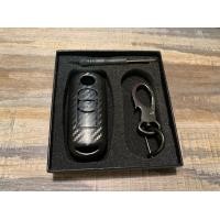 ราคา กรอบ เคฟล่า แบบด้าน ใส่กุญแจรีโมทรถยนต์ Mazda SkyActiv 2 3 CX 3 CX 5 แบบ 2 ปุ่ม Smart Key ส่ง Kerry เก็บเงินปลายทางได้ (1369852926)