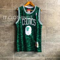 ราคา คลังสินค้าพร้อมของฉัน Bape Bulls Celtics Lakers 93 Special Jerseys แดง เขียว เหลือง เสื้อบาสเก็ตบอล NBA เสื้อกล้าม Jersi (20597403431)
