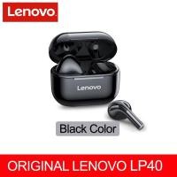 ราคา ใหม่ Original Lenovo LP40 TWS หูฟังไร้สายบลูทูธ5 0สเตอริโอลดเสียงรบกวน Bass Touch Control สแตนด์บายยาว230MAH (21170523091)