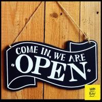 ราคา WHPH Shop ป้ายเปิดปิด OPEN CLOSED ป้ายเปิดปิดร้าน ป้ายเปิดปิดร้านค้า retro เรโทร (11674209790)