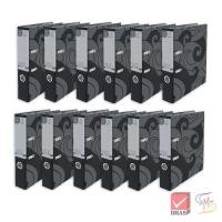 ราคา Elephant ตราช้าง แฟ้ม แฟ้มสันแคบ รุ่น 125 A4 สีดำ จำนวน 12 แฟ้ม (1893958114)