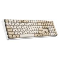 ราคา คีย์บอร์ดกลไกสำหรับเล่นเกม A108 aigo คีย์บอร์ดไร้สายแบบมีสาย USB Type C สวิตช์สีเหลืองคีย์110คีย์บอร์ดสำหรับเกมเมอร์แบบชาร์จไฟได้ (21170988423)