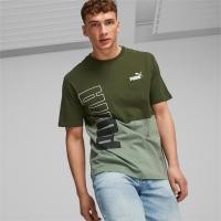 ราคา PUMA BASICS เสื้อยืดผู้ชาย PUMA POWER สีเขียว APP 67590931 (20174706281)