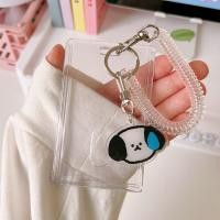 ราคา Card Holder Photo Holder Transparent Card Holder Credit ID Card Holder Cute Card Holder Wrist Coil Keychain Wrist Coil (20213541816)