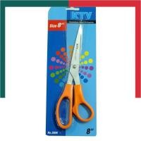 ราคา กรรไกร KTV กรรไกรสแตนเลส ขาส้ม คม ขนาด 5 6 7 8 9 นิ้ว กันไก พร้อมส่ง UBMarketing (17382405192)