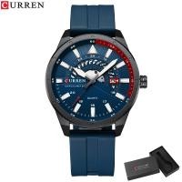 ราคา CURREN ผู้ชายแฟชั่นนาฬิกาแบรนด์หรูกันน้ำกีฬานาฬิกาซิลิโคนอัตโนมัติวันที่นาฬิกาข้อมือทหาร (21171141136)