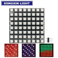ราคา แผงไฟ LED 5050 RGB 8x8 LED Matrix สำหรับ Arduino WS2812B ใหม่เอี่ยม RGB แบบ5050 8 8 64 bit แบบ WS2812ใหม่ (21171072944)
