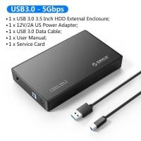 ราคา ออก E TAX ลดหย่อนภาษีได้ ORICO 3 5 นิ้ว Hdd Enclosure เคสฮาร์ดไดรฟ์ Sata To Usb3 0 USB3 1 Gen 1 Type C สําหรับ Ssd Disk Uasp 8Tb พร้อมอะแดปเตอร์ 3588US3 (17644965201)