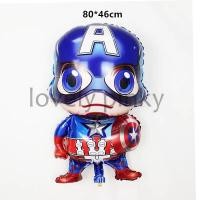 ราคา ลูกโป่งฟอยล์ซุปเปอร์ฮีโร่ ไอรอนแมน เดอะฮัค กัปตันอเมริกา Super heroลูกโป่งวันเกิด ลูกโป่งฟอยล์ ลูกโป่งชุด Super hero (12494780543)