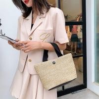 ราคา กระเป๋าสานถือใบเล็ก กระเป๋าสาน ทรงถือ กระเป๋าถือ กระเป๋ามินิ กระเป๋าแฟชั่น (11341024614)