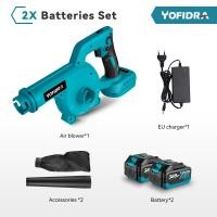 ราคา เครื่องเป่าไม่แปรงถ่านไฟฟ้า เครื่องเป่าลม 1000W ที่เป่าลมไฟฟ้า Makita การเป่าและการสูดดม ปรับสเปรย์สวนชลประทาน 6 ความเร็ว เครื่องเป่าใบไม้เครื่องเป่าลมไร้สาย (20758474624)