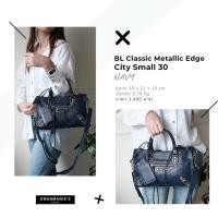 ราคา kwanmanies BL Classic Metallic Edge City Small กระเป๋าสะพายข้าง กระเป๋าถือ กระเป๋าแฟชั่นผู้หญิง (12642713728)