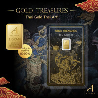 ราคา ทองคำแท่ง 99 99 น้ำหนัก 1 กรัม คอลเลกชัน Gold Treasures Thai Art (20345008812)