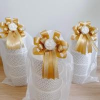 ราคา ชุดปิ่นโตถวายพระสงฆ์ ถ้วยกระดาษลายไทย 4 ชั้น พร้อมฝาปิด ถุงผ้าแก้วสีขาว พร้อมโบว์ตกแต่ง (21333843860)