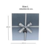 ราคา HappyLife Gift Box กล่องของขวัญ กล่องของชำร่วย กล่องกระดาษอย่างแข็ง กล่องดอกไม้ รุ่น C62322 1T (12541357910)