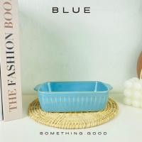 ราคา จานอบลาซานญ่า จานผักโขมอบชีส สีพาสเทล ขนาด 6 5นิ้ว (20534491412)