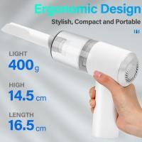 ราคา จัดส่งจากกทม ที่ดูดฝุ่น เครื่องดูดฝุ่นในรถ เครื่องดูดฝุ่นขนาดเล็กไร้สาย ดูดฝุ่นแบบพกพา ขนาดเล็กพกพาสะดวกแรงดูดสูงเครื่องดูดฝุ่นในรถยนต์ เล็ก แบบมือถือ ที่ดูดฝุ่นในรถ 338000r min vacuum ภายในบ้าน ที่ด 